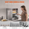 image:imageVEVOR Electric Hot Box Food Warmer 4Tier Commercial Warming Cabinet with Water Tray Glass Door and Adjustable Shelves Stainless Steel Food Warmer Cabinet for Restaurant Kitchen Pizza Chicken4Tier Single Door