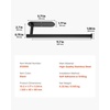 image:imageVEVOR Paper Towel Holder Countertop Stainless Steel Kitchen Paper Towel Stand with Weighted Base and Suction Cups NonSlip Countertop Kitchen Paper Roll Holders for Kitchen BathroomUnder Cabinet