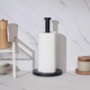 image:imageVEVOR Paper Towel Holder Countertop Stainless Steel Kitchen Paper Towel Stand with Weighted Base and Suction Cups NonSlip Countertop Kitchen Paper Roll Holders for Kitchen BathroomCountertop