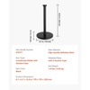 image:imageVEVOR Paper Towel Holder Countertop Stainless Steel Kitchen Paper Towel Stand with Weighted Base and Suction Cups NonSlip Countertop Kitchen Paper Roll Holders for Kitchen BathroomCountertop