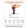image:imageVEVOR Paper Towel Holder Countertop Stainless Steel Kitchen Paper Towel Stand with Weighted Base and Suction Cups NonSlip Countertop Kitchen Paper Roll Holders for Kitchen BathroomCountertop