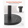 image:imageVEVOR Paper Towel Holder Countertop Stainless Steel Kitchen Paper Towel Stand with Weighted Base and Suction Cups NonSlip Countertop Kitchen Paper Roll Holders for Kitchen BathroomCountertop