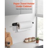 image:imageVEVOR Paper Towel Holder Countertop Stainless Steel Kitchen Paper Towel Stand with Weighted Base and Suction Cups NonSlip Countertop Kitchen Paper Roll Holders for Kitchen BathroomUnder Cabinet