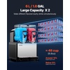 image:imageVEVOR Slushie Machine 6L16Gal Commercial Slushy Maker Frozen Drink Maker with SelfCleaning Margarita Machine for Restaurants Bars Party for Slushie Margaritas Milkshake amp MoreBlack