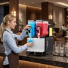 image:imageVEVOR Slushie Machine 6L16Gal Commercial Slushy Maker Frozen Drink Maker with SelfCleaning Margarita Machine for Restaurants Bars Party for Slushie Margaritas Milkshake amp MoreBlack