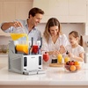 image:imageVEVOR Slushie Machine 6L16Gal Commercial Slushy Maker Frozen Drink Maker with SelfCleaning Margarita Machine for Restaurants Bars Party for Slushie Margaritas Milkshake amp MoreStainless steel color  beige