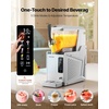 image:imageVEVOR Slushie Machine 6L16Gal Commercial Slushy Maker Frozen Drink Maker with SelfCleaning Margarita Machine for Restaurants Bars Party for Slushie Margaritas Milkshake amp MoreStainless steel color  beige