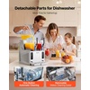 image:imageVEVOR Slushie Machine 6L16Gal Commercial Slushy Maker Frozen Drink Maker with SelfCleaning Margarita Machine for Restaurants Bars Party for Slushie Margaritas Milkshake amp MoreStainless steel color  beige