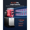 image:imageVEVOR Slushie Machine 6L16Gal Commercial Slushy Maker Frozen Drink Maker with SelfCleaning Margarita Machine for Restaurants Bars Party for Slushie Margaritas Milkshake amp MoreBlack