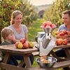 image:imageVEVOR 1100W Electric Fruit Apple Crusher SUS304 Freestanding Crushing Machine Grinds Whole Apples Up to 315 Dia 164 KGH Capacity Cider Press for Apples Pears Pineapple Guava Carrot Potato550W