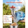 image:imageVEVOR 1100W Electric Fruit Apple Crusher SUS304 Freestanding Crushing Machine Grinds Whole Apples Up to 315 Dia 164 KGH Capacity Cider Press for Apples Pears Pineapple Guava Carrot Potato550W