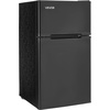 image:imageVEVOR 32 CuFt Mini Fridge with Freezer Dual Zone Compact Refrigerator 3Mode Adjustable Temperature Energy Efficient Small Fridge Reversible Door Low Noise for Bedroom Dorm Office BlackBlack