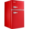 image:imageVEVOR 32 CuFt Mini Fridge with Freezer Dual Zone Compact Refrigerator 3Mode Adjustable Temperature Energy Efficient Small Fridge Reversible Door Low Noise for Bedroom Dorm Office BlackRetro Red