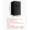 image:imageVEVOR 32 CuFt Mini Fridge with Freezer Dual Zone Compact Refrigerator 3Mode Adjustable Temperature Energy Efficient Small Fridge Reversible Door Low Noise for Bedroom Dorm Office BlackBlack