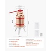 image:imageVEVOR 32 Gal12L Fruit Wine Press Solid Wood Basket with 8 Blocks Heavy Duty Manual Juice Maker Cider Apple Grape Tincture Honey Olive Oil Making Press with Handle for Kitchen Home16 Gal