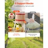 image:imageVEVOR 32 Gal12L Fruit Wine Press Solid Wood Basket with 8 Blocks Heavy Duty Manual Juice Maker Cider Apple Grape Tincture Honey Olive Oil Making Press with Handle for Kitchen Home475 Gal