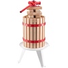 image:imageVEVOR 32 Gal12L Fruit Wine Press Solid Wood Basket with 8 Blocks Heavy Duty Manual Juice Maker Cider Apple Grape Tincture Honey Olive Oil Making Press with Handle for Kitchen Home16 Gal
