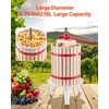 image:imageVEVOR 32 Gal12L Fruit Wine Press Solid Wood Basket with 8 Blocks Heavy Duty Manual Juice Maker Cider Apple Grape Tincture Honey Olive Oil Making Press with Handle for Kitchen Home475 Gal