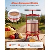 image:imageVEVOR 32 Gal12L Fruit Wine Press Solid Wood Basket with 8 Blocks Heavy Duty Manual Juice Maker Cider Apple Grape Tincture Honey Olive Oil Making Press with Handle for Kitchen Home18 L