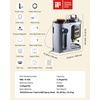 image:imageVEVOR Automatic Home Beer Brewer 1500W Electric Beer Brewing Machine 343 Gal AllinOne Home Brewer with Mash Boil Device 304 Stainless Steel Internal Tank Auto Temperature amp Pressure Control343 Gal