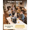 image:imageVEVOR Automatic Home Beer Brewer 1500W Electric Beer Brewing Machine 343 Gal AllinOne Home Brewer with Mash Boil Device 304 Stainless Steel Internal Tank Auto Temperature amp Pressure Control343 Gal