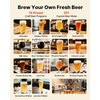 image:imageVEVOR Automatic Home Beer Brewer 1500W Electric Beer Brewing Machine 343 Gal AllinOne Home Brewer with Mash Boil Device 304 Stainless Steel Internal Tank Auto Temperature amp Pressure Control343 Gal