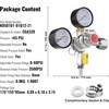 image:imageVEVOR Automatic Home Beer Brewer 1500W Electric Beer Brewing Machine 343 Gal AllinOne Home Brewer with Mash Boil Device 304 Stainless Steel Internal Tank Auto Temperature amp Pressure ControlDouble Gauge Regulator