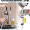 image:imageVEVOR Automatic Home Beer Brewer 1500W Electric Beer Brewing Machine 343 Gal AllinOne Home Brewer with Mash Boil Device 304 Stainless Steel Internal Tank Auto Temperature amp Pressure ControlDouble Gauge Regulator