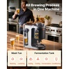 image:imageVEVOR Automatic Home Beer Brewer 1500W Electric Beer Brewing Machine 343 Gal AllinOne Home Brewer with Mash Boil Device 304 Stainless Steel Internal Tank Auto Temperature amp Pressure Control343 Gal