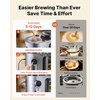 image:imageVEVOR Automatic Home Beer Brewer 343 Gal AllinOne Home Brew Machine 1500W Power Electric Beer Maker Machine with Mash Boil Device 304 Stainless Steel Inner Tank Auto Temp amp Pressure Control