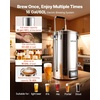 image:imageVEVOR Beer Brewing Equipment 8 Gal30L 304 Stainless Steel Home Beer Brewer1500W AllinOne Home Brewing Kit with Tall strainer Integrated Inner Barrel amp Reinforced Handle16 Gal