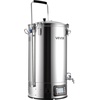 image:imageVEVOR Beer Brewing Equipment 8 Gal30L 304 Stainless Steel Home Beer Brewer1500W AllinOne Home Brewing Kit with Tall strainer Integrated Inner Barrel amp Reinforced Handle16 Gal
