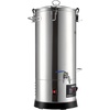 image:imageVEVOR Beer Brewing Equipment 8 Gal30L 304 Stainless Steel Home Beer Brewer1500W AllinOne Home Brewing Kit with Tall strainer Integrated Inner Barrel amp Reinforced Handle8 Gal
