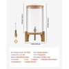 image:imageVEVOR Beverage Dispenser 2 Pack 15 Gallon Drink Dispensers for Parties Glass Juice Dispenser with Metal Stand Stainless Steel Spigot Iced Tea Lemonade Juice Water Dispensers for Parties22 Gal