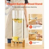 image:imageVEVOR Beverage Dispenser 35 Gallon Drink Dispensers for Parties Glass Juice Dispenser with Wood Stand Stainless Steel Spigot Iced Tea Lemonade Juice Water Dispensers for Parties