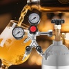 image:imageVEVOR CO2 Regulator DualGauge DualValve Beer Keg Regulator 060 PSI Adjustable Pressure HeavyDuty CO2 Tank Gas Regulator with 2 Check Valves for Draft Beer Homebrewing Fits CGA320 Interface