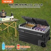 image:imageVEVOR Car Refrigerator DC 1224V AC100240V Compressor Electric Cooler 4F to 68F Car Fridge with APP Control 21 QT Cars Freezer for RVs Campsites Boats Camping Fishing 60W Portable Freezer120QT Dual Zone with Handle