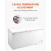 image:imageVEVOR Chest Freezer 172 Cuft Large Deep Freezer with 4 Removable Baskets Freestanding Top Open Door Commercial Chest Freezers with 7Level Adjustable Temp LED LightingLocking Lid 6 Wheels172 Cuft