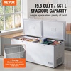 image:imageVEVOR Chest Freezer 172 Cuft Large Deep Freezer with 4 Removable Baskets Freestanding Top Open Door Commercial Chest Freezers with 7Level Adjustable Temp LED LightingLocking Lid 6 Wheels198 Cuft
