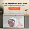 image:imageVEVOR Chest Freezer 172 Cuft Large Deep Freezer with 4 Removable Baskets Freestanding Top Open Door Commercial Chest Freezers with 7Level Adjustable Temp LED LightingLocking Lid 6 Wheels128 Cuft