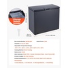 image:imageVEVOR Chest Freezer 67 Cuft Compact Deep Freezer Free Standing Top Open Door Chest Freezers with 2 Removable Baskets amp Adjustable Thermostat  Energy Saving Low Noise amp Garage Ready WhiteBlack