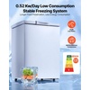 image:imageVEVOR Chest Freezer 67 Cuft Compact Deep Freezer Free Standing Top Open Door Chest Freezers with 2 Removable Baskets amp Adjustable Thermostat  Energy Saving Low Noise amp Garage Ready WhiteWhite
