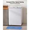 image:imageVEVOR Chest Freezer 67 Cuft Compact Deep Freezer Free Standing Top Open Door Chest Freezers with 2 Removable Baskets amp Adjustable Thermostat  Energy Saving Low Noise amp Garage Ready WhiteWhite
