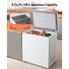 image:imageVEVOR Chest Freezer 67 Cuft Compact Deep Freezer Free Standing Top Open Door Chest Freezers with 2 Removable Baskets amp Adjustable Thermostat  Energy Saving Low Noise amp Garage Ready WhiteWhite