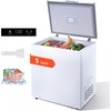 image:imageVEVOR Chest Freezer 67 Cuft Compact Deep Freezer Free Standing Top Open Door Chest Freezers with 2 Removable Baskets amp Adjustable Thermostat  Energy Saving Low Noise amp Garage Ready WhiteWhite