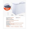 image:imageVEVOR Chest Freezer 67 Cuft Compact Deep Freezer Free Standing Top Open Door Chest Freezers with 2 Removable Baskets amp Adjustable Thermostat  Energy Saving Low Noise amp Garage Ready WhiteWhite