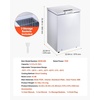 image:imageVEVOR Chest Freezer 67 Cuft Compact Deep Freezer Free Standing Top Open Door Chest Freezers with 2 Removable Baskets amp Adjustable Thermostat  Energy Saving Low Noise amp Garage Ready WhiteWhite