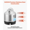 image:imageVEVOR Corny Keg 5 Gallon Ball Lock Keg SUS304 Cold Brew Kegs with Dual Rubber Handles amp HeavyDuty Rubber Bottom Brewing Equipment for Home Brewing Party 1 PCS175 Gal