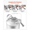 image:imageVEVOR Corny Keg 5 Gallon Ball Lock Keg SUS304 Cold Brew Kegs with Dual Rubber Handles amp HeavyDuty Rubber Bottom Brewing Equipment for Home Brewing Party 1 PCS175 Gal
