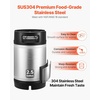image:imageVEVOR Corny Keg 5 Gallon Ball Lock Keg SUS304 Cold Brew Kegs with Dual Rubber Handles amp HeavyDuty Rubber Bottom Brewing Equipment for Home Brewing Party 2 PCS25 Gal2  Corny Keg